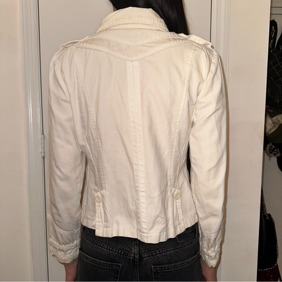White Button down jacket - Picture 4 of 5